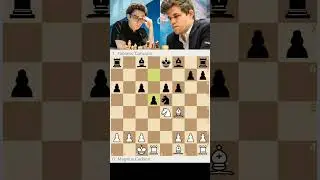 Magnus Carlsen Vs Fabiano Caruana &ndash; Chess Match #challenge #chess #match #chessgame #chesscom