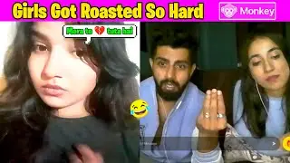 Girls Got Roasted So Hard 😂 on OMEGLE |Monkey app videos | Omegle video