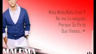 MALA   MALUMA   LETRA 2012