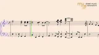 Carlile (Hearts Content) - Piano sheet music transcription