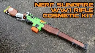 Turn your NERF Slingfire Into a WW1 Rifle! Lee Enfield 3D Printed Kit Review | Walcom S7