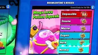 Brawl Stars, me trying to conquer (Mega Love Potion Squeak) with my Squeak, Brawlentine's event