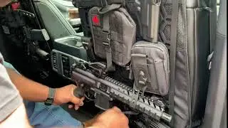 Quick Release carbine vehicle mount