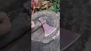 How to fix a loose axe handle #shorts #ideas