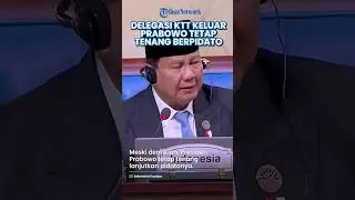 DETIK-DETIK Delegasi KTT D-8 Keluar saat Prabowo Hendak Pidato, Sikap Tenang Presiden Disorot