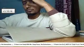 3 Hours Study With Me | Day 6/60 | No Music | Deep Focus & Discipline (part 2)