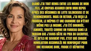 HISTOIRE VRAIE DE CETTE GRAND-MÈRE 👵💔 HUMILIÉE CHEZ ELLE APRÈS AVOIR TOUT DONNÉ À SON FILS!