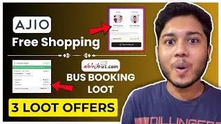 Ajio Supercash Free Shopping Offer | Abhibus Bus Booking Offer | Amazon UPI Offers