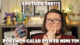 *NEW GIVEAWAY & PREVIOUS WINNER* | Unboxing ANOTHER Pokemon Galar Power Mini Tin...but is it good?!?