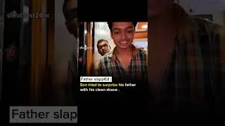 father slapp&euro;d his son 😱 #shorts