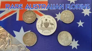 Australian Silver Coins | Commemorative Silver Florins of Australia #silver #worldcoins #australia