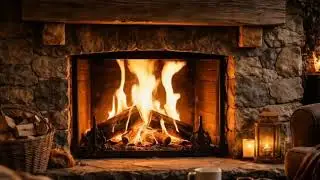Cozy Fireplace Ambience 🔥 Relaxing Fire Sounds for Sleep, Relaxation & Stress Relief