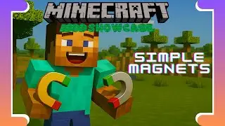 🧲Unleash the Power of Attraction: Minecraft Simple Magnets Mod Showcase!🧲