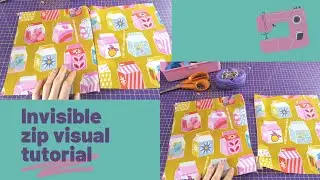 ✂ How to sew and invisible / concealed zip - tutorial