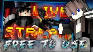 FREE Minecraft Thumbnail  TEMPLATE Pack (JPG & PSD File) Live Stream