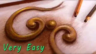Ornamental Design: (Step-by-step) - 3d drawing easy