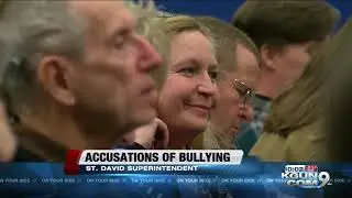 St. David Superintendent accused of bullying
