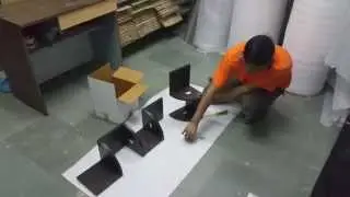 Alpha Corner Shelf_Laminate Finish_Assembly