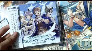 Granblue Fantasy Character song CD and album unboxing