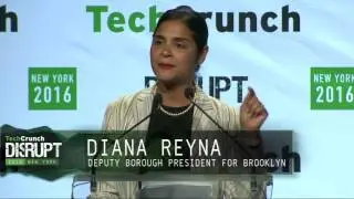 Diana Reyna, Deputy Borough President for Brooklyn at TechCrunch Disrupt NY 2016