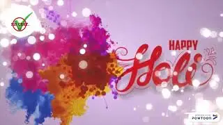HOLI WISHES message