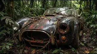 ABANDONED Shelby Cobra EATEN BY JUNGLE 40 Years - ASMR Rescue