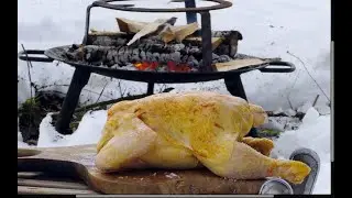 Lucid Dream Cooking in a Snowstorm &ndash; Silent Winter Camp at -8&deg;C