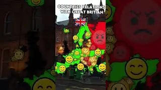 Countries relations with UK #shorts #mapping #uk #relationship #country #geography