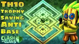 Clash Of Clans | Town hall10 Best Trophy Pushing Base | Th10 Trophy Base | Tested Replays | Coc