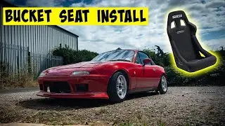 SPARCO SPRINT INSTALL || JASS PERFROMANCE RAILS || MK1 MX5