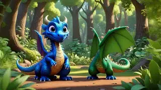 Two Tiny Dragons Blow Bubbles | Fantasy Fun Song for Kids | Nursery Rhymes and Learning Videos