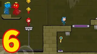 BOOOM!! Gameplay Red and Blue Stickman: Animation Parkour | Fire & Water Stickman Gameplay