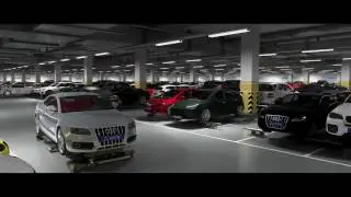Robot parking animation by Yeefung