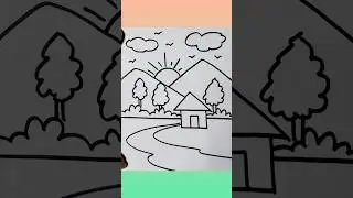 সহজে ছবি আঁকা শিখুন | Drawing for Beginners #shorts #youtubeshorts #art #drawing #trending #viral