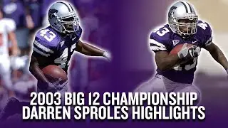 Darren Sproles 2003 Big 12 Championship Highlights vs #1 Oklahoma