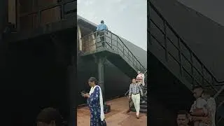 submarine on road at RK beach vizag