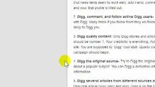 10 Digg Traffic Tips For Beginners