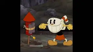 Cuphead launching fireworks