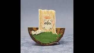 How to make a rocker card using Peek-a-boo Forest