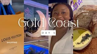 SHOPPING SPREE, beach club, caviar (+ haul) | K on the Coast | day 5