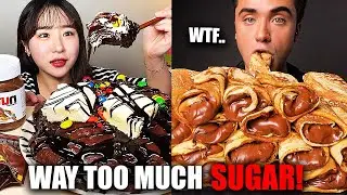 mukbangers EATING WAY TOO MUCH SUGAR! 😱