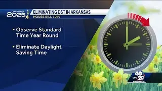 Arkansas House could debate removal of daylight saving time