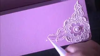 Decorating Wooden box with henna designs - Havvagul's Art
