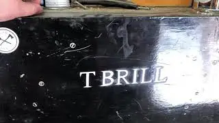 Vintage style carpenters tool box tour