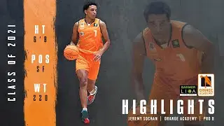 Jeremy Sochan (2021 Baylor Commit) Orange Academy Pro B 2020 Highlights