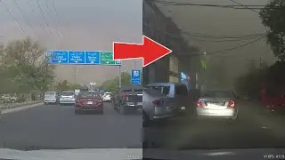 Dust storm changes visibility in minutes