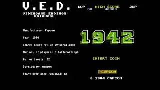 1942 (Williams Electronics license) - Arcade - ending