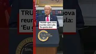 Trump ap&oacute;s nova reuni&atilde;o com Lula: &ldquo;Eu gosto dele&rdquo;