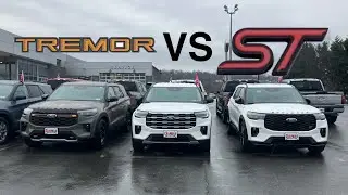 Ford Explorer Tremor 2026 года против Ford Explorer ST. Какой внедорожник лучше?