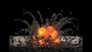 Stylized Explosion VFX (Blender/Embergen/AE)